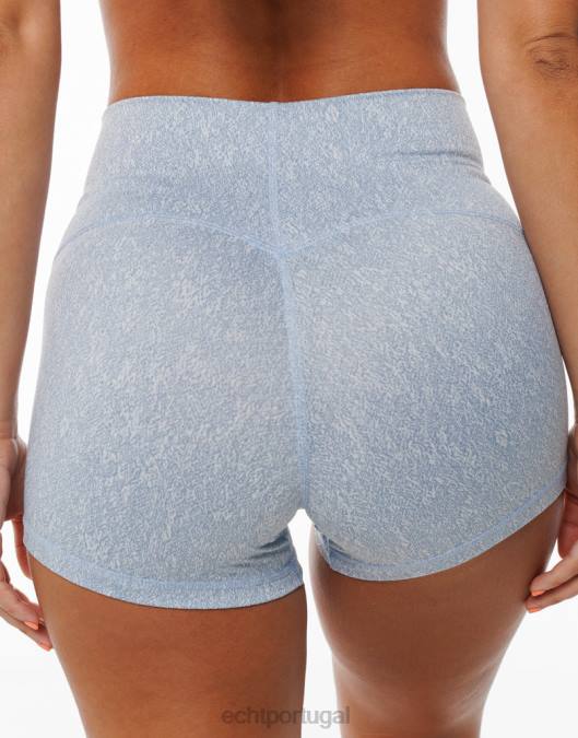 ECHT shorts hana azul claro roupas mulheres P22N302