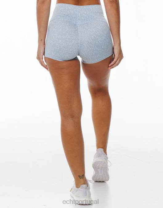 ECHT shorts hana azul claro roupas mulheres P22N302