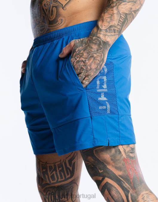 ECHT shorts highline azul clássico bolsa homens P22N556