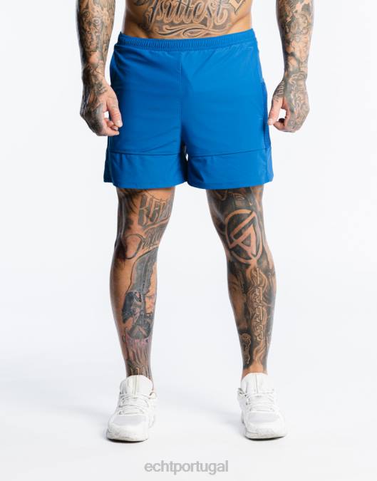 ECHT shorts highline azul clássico bolsa homens P22N556