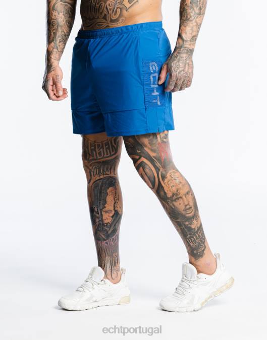 ECHT shorts highline azul clássico bolsa homens P22N556