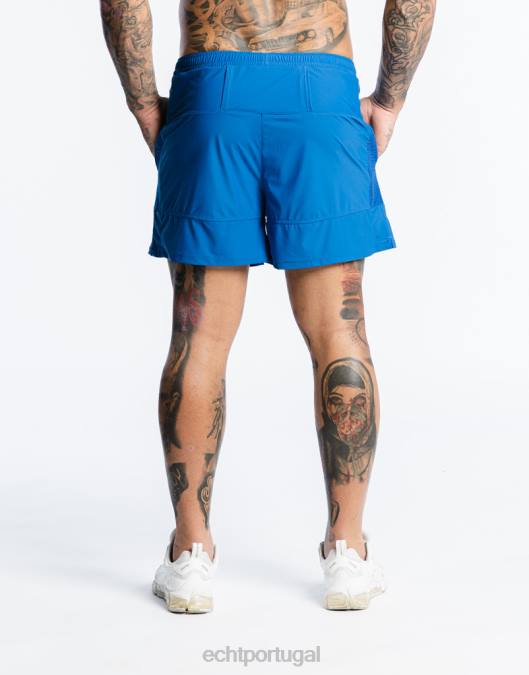 ECHT shorts highline azul clássico bolsa homens P22N556