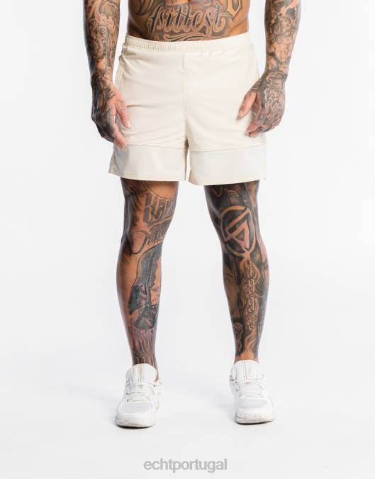 ECHT shorts highline creme bolsa homens P22N557