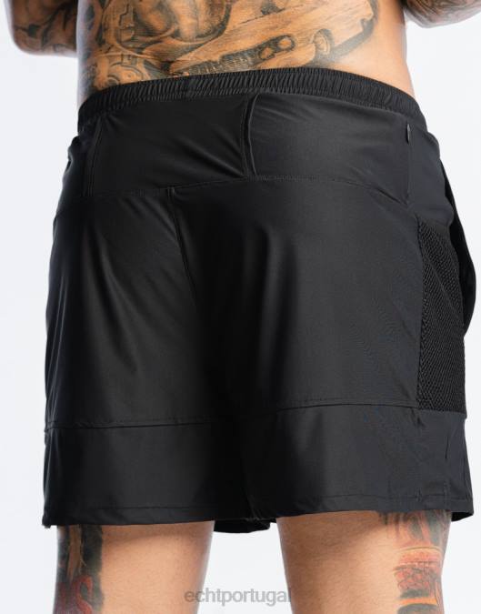 ECHT shorts highline preto bolsa homens P22N555