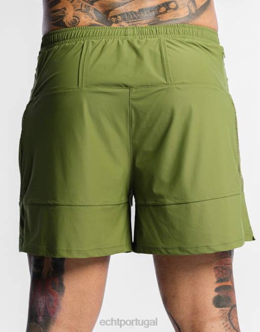 ECHT shorts highline verde bolsa homens P22N558