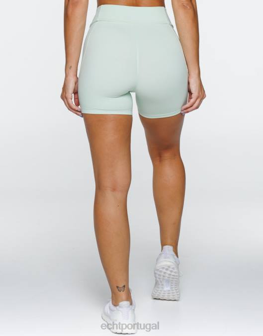 ECHT shorts implacáveis camafeu verde roupas mulheres P22N273