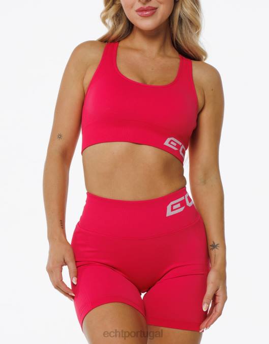 ECHT surge sutiã esportivo épico vermelho magenta roupas mulheres P22N49