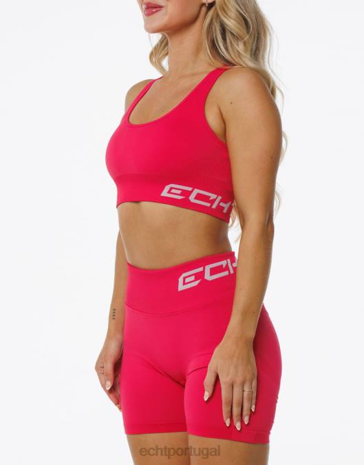 ECHT surge sutiã esportivo épico vermelho magenta roupas mulheres P22N49