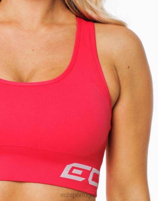 ECHT surge sutiã esportivo épico vermelho magenta roupas mulheres P22N49