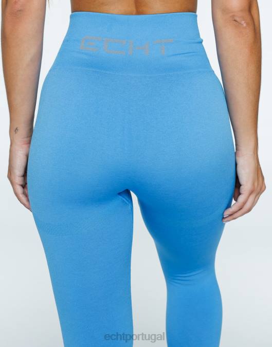 ECHT surgem leggings chave azul roupas mulheres P22N446