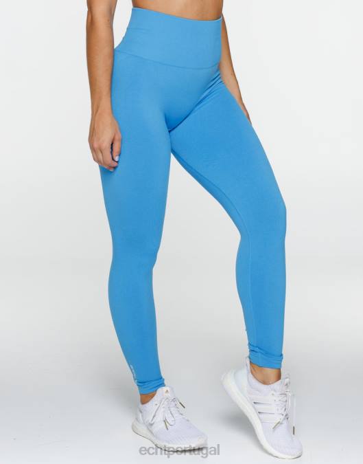 ECHT surgem leggings chave azul roupas mulheres P22N446