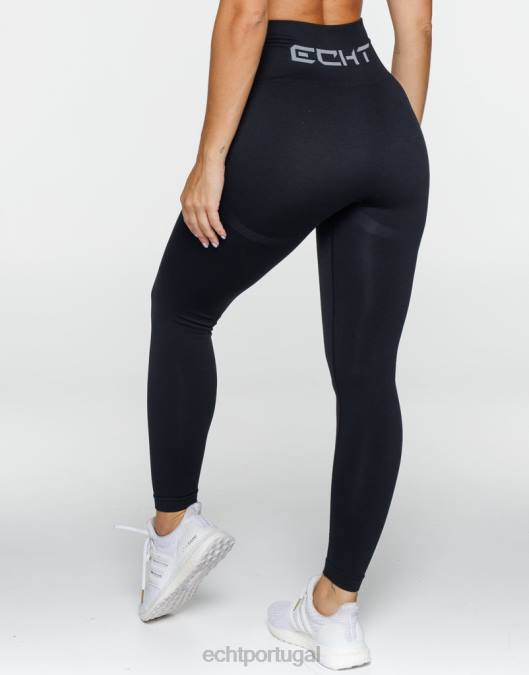 ECHT surgem leggings chave preto roupas mulheres P22N1