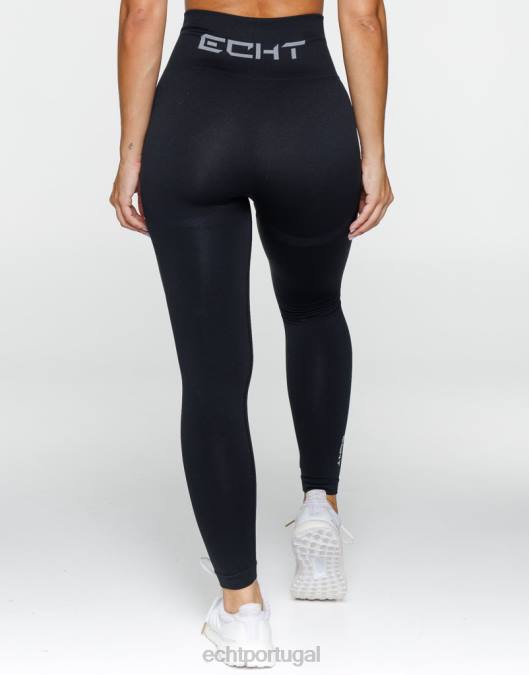 ECHT surgem leggings chave preto roupas mulheres P22N1