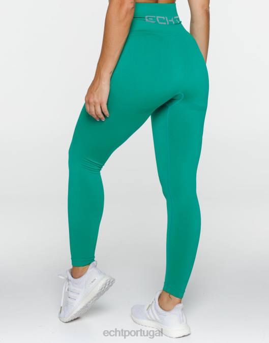 ECHT surgem leggings chave verde roupas mulheres P22N445