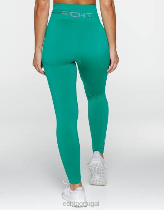 ECHT surgem leggings chave verde roupas mulheres P22N445