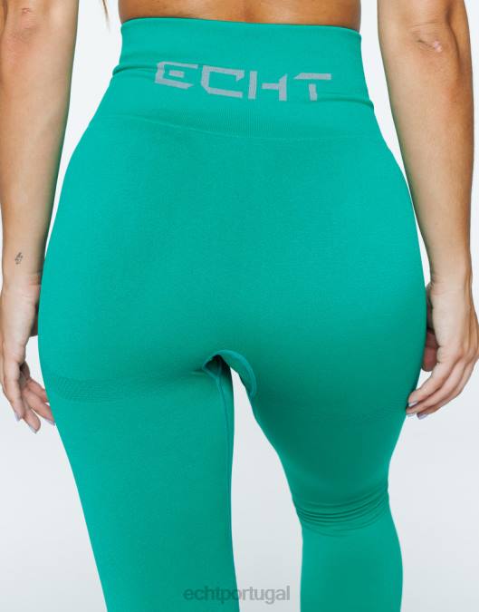 ECHT surgem leggings chave verde roupas mulheres P22N445