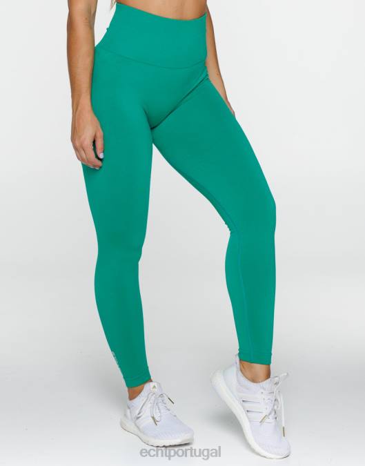 ECHT surgem leggings chave verde roupas mulheres P22N445