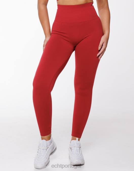 ECHT surgem leggings chave vermelho roupas mulheres P22N424