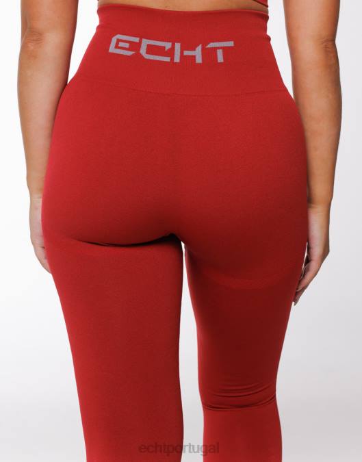 ECHT surgem leggings chave vermelho roupas mulheres P22N424