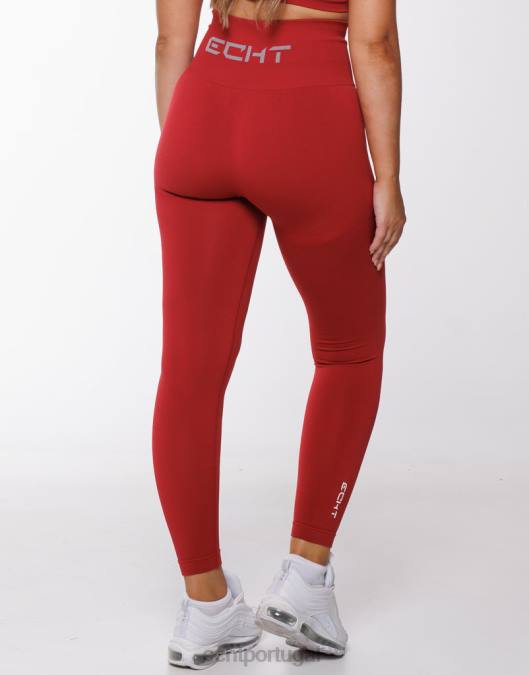 ECHT surgem leggings chave vermelho roupas mulheres P22N424