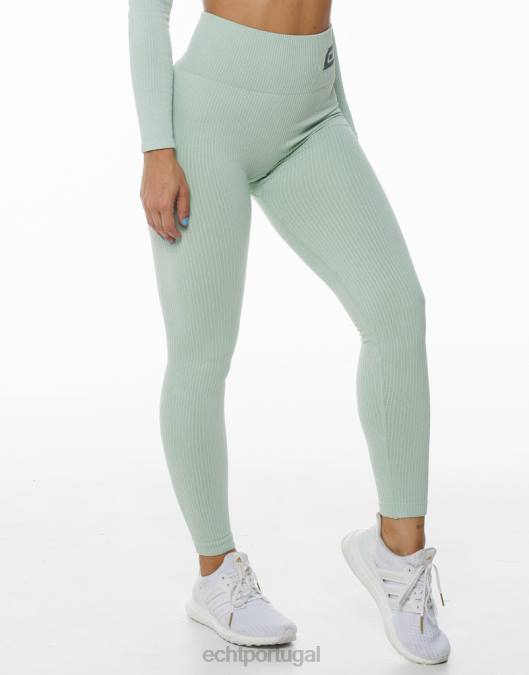 ECHT surgem leggings de conforto camafeu verde marga roupas mulheres P22N180