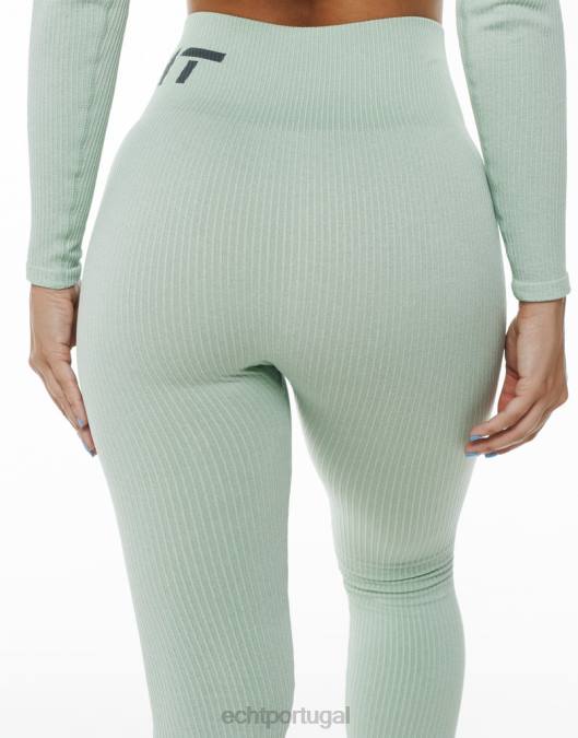 ECHT surgem leggings de conforto camafeu verde marga roupas mulheres P22N180