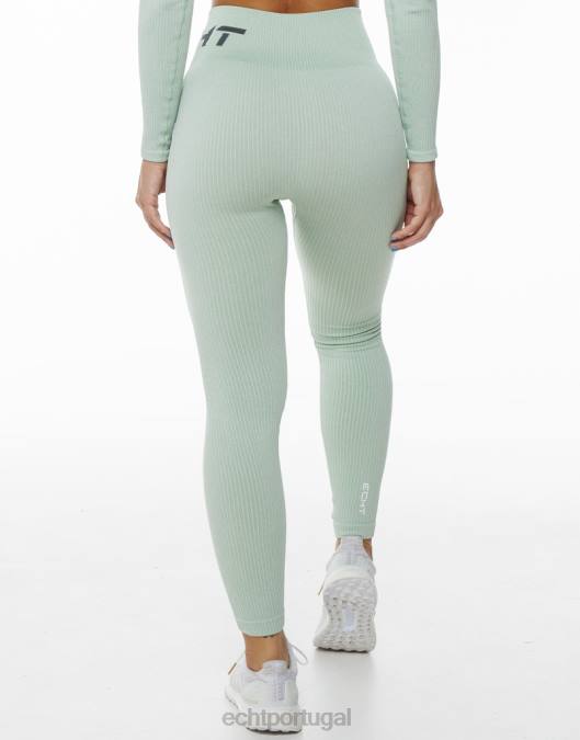 ECHT surgem leggings de conforto camafeu verde marga roupas mulheres P22N180