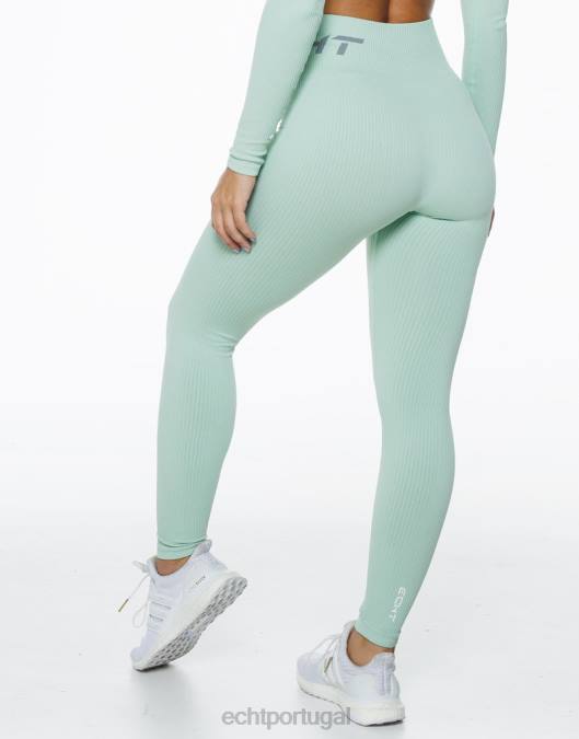 ECHT surgem leggings de conforto camafeu verde roupas mulheres P22N287