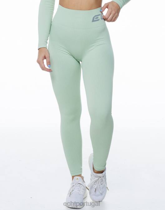 ECHT surgem leggings de conforto camafeu verde roupas mulheres P22N287