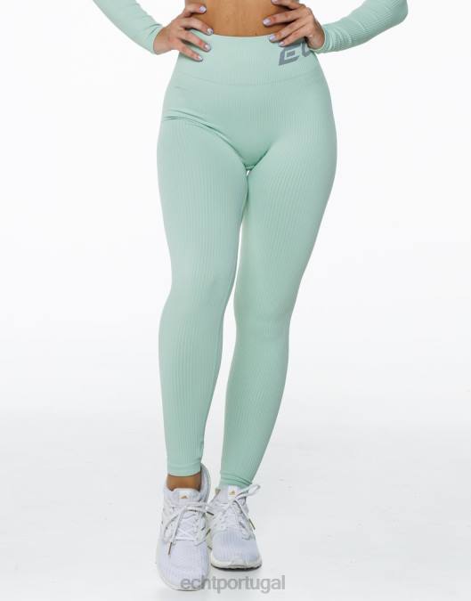 ECHT surgem leggings de conforto camafeu verde roupas mulheres P22N287