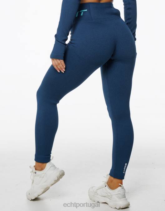 ECHT surgem leggings estilo azul denim roupas mulheres P22N34