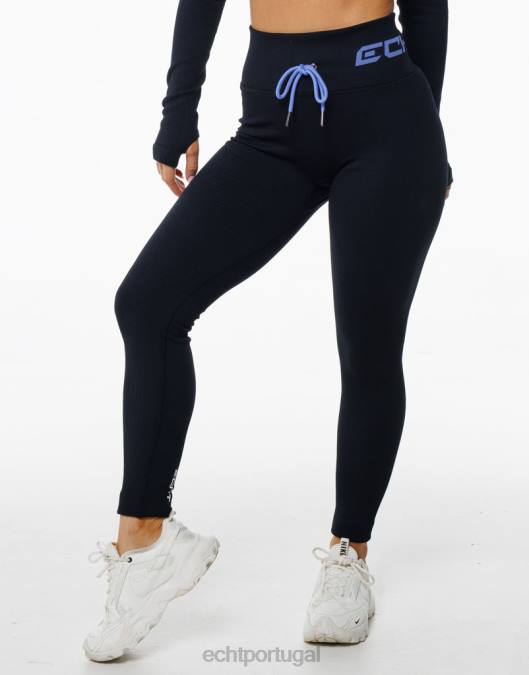 ECHT surgem leggings estilo hiper azul preto roupas mulheres P22N35