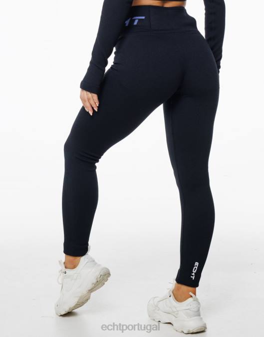 ECHT surgem leggings estilo hiper azul preto roupas mulheres P22N35