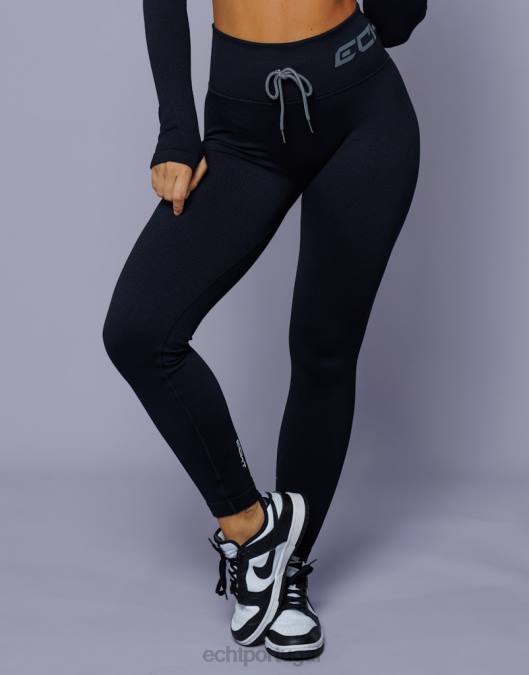 ECHT surgem leggings estilo preto roupas mulheres P22N28