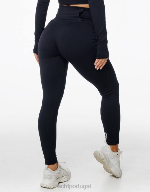 ECHT surgem leggings estilo preto roupas mulheres P22N28