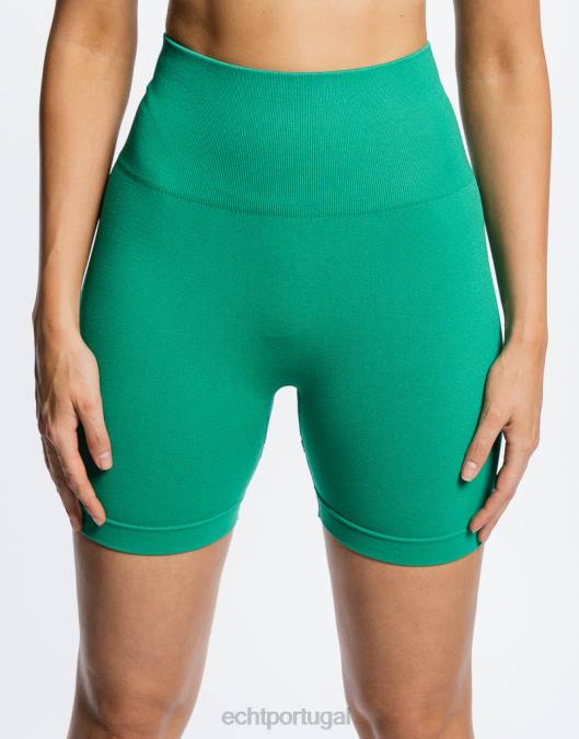 ECHT surgem shorts chave verde roupas mulheres P22N334