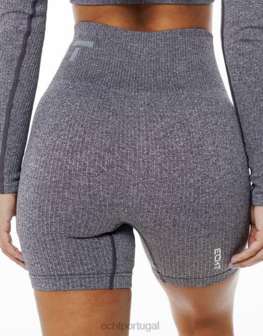 ECHT surgem shorts confortáveis marga de ameixa roupas mulheres P22N176