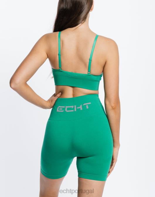 ECHT surgir sutiã esportivo chave verde roupas mulheres P22N449