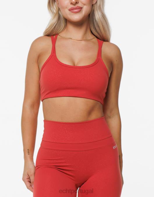 ECHT sutiã esportivo de tempestade vermelho roupas mulheres P22N471