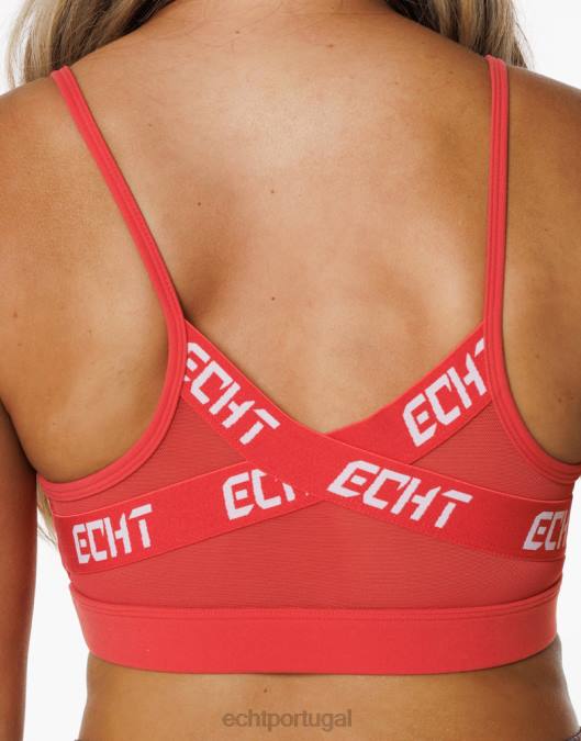 ECHT sutiã esportivo fortaleza vermelho roupas mulheres P22N426