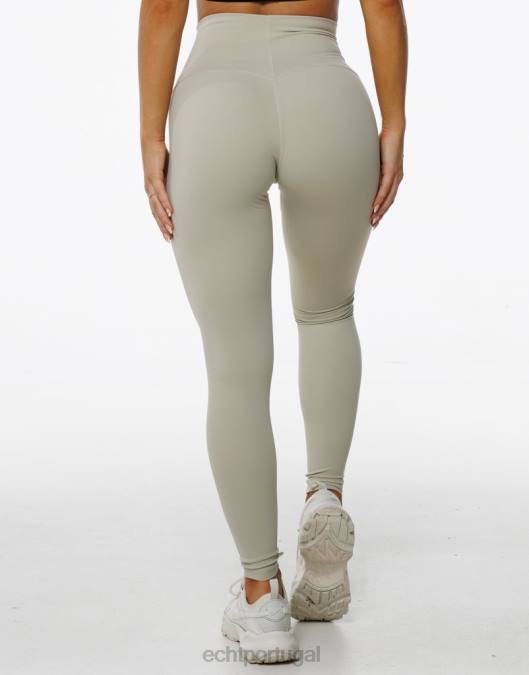 ECHT ultra-leggings cinza ágata roupas mulheres P22N119