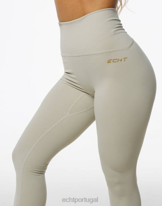 ECHT ultra-leggings cinza ágata roupas mulheres P22N119