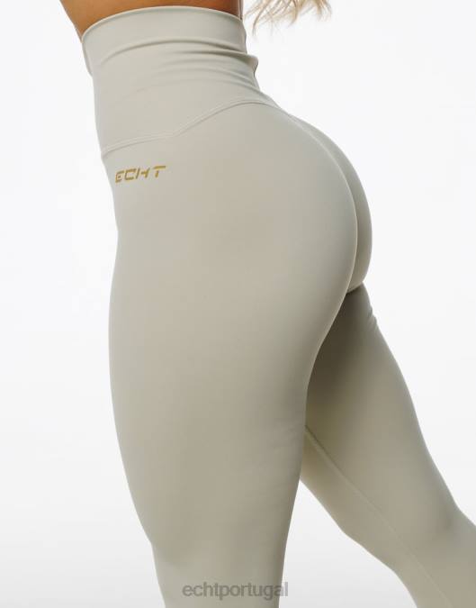 ECHT ultra-leggings cinza ágata roupas mulheres P22N119