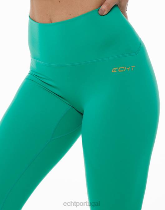 ECHT ultra-leggings verde esmeralda roupas mulheres P22N459