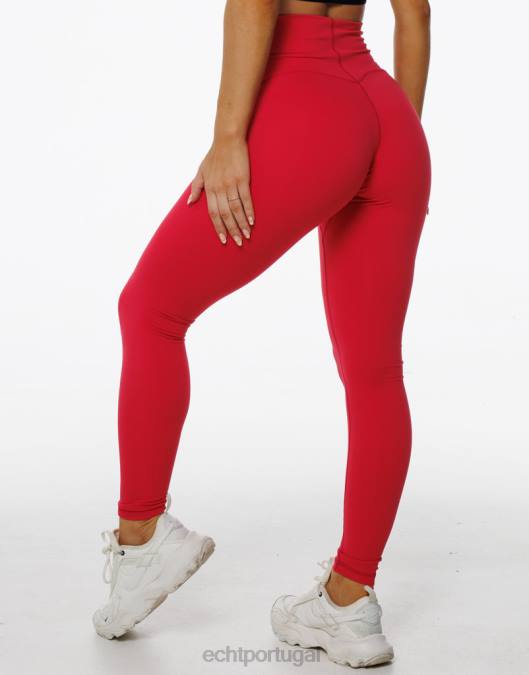 ECHT ultra-leggings vermelho magenta roupas mulheres P22N120