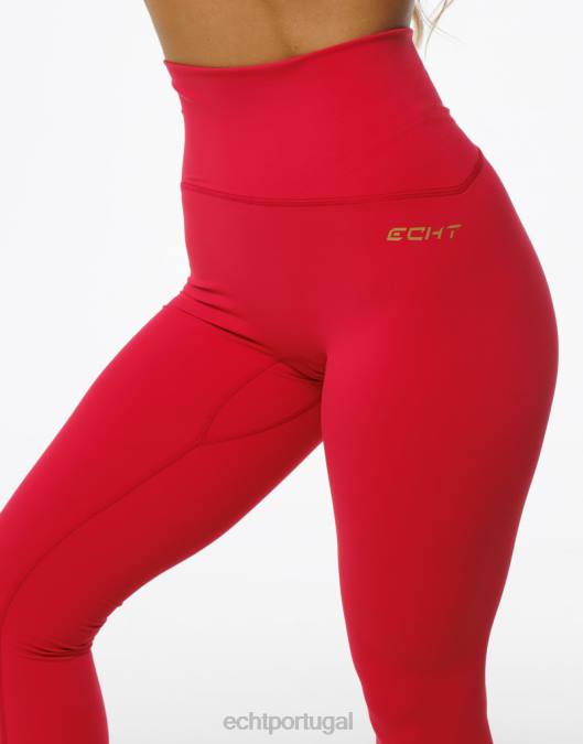 ECHT ultra-leggings vermelho magenta roupas mulheres P22N120