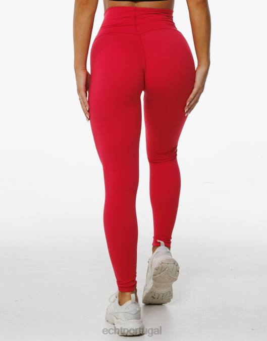 ECHT ultra-leggings vermelho magenta roupas mulheres P22N120