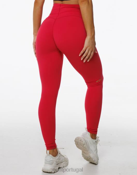 ECHT ultra-leggings vermelho magenta roupas mulheres P22N120