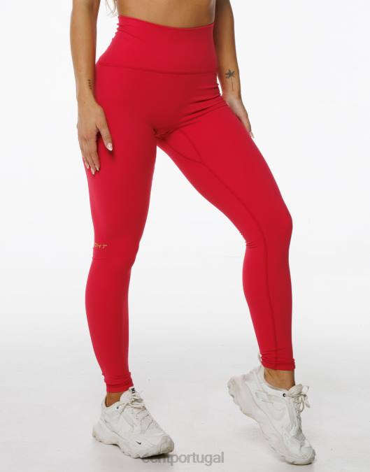 ECHT ultra-leggings vermelho magenta roupas mulheres P22N120