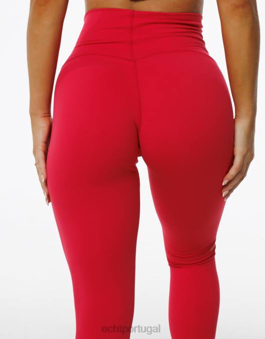 ECHT ultra-leggings vermelho magenta roupas mulheres P22N120